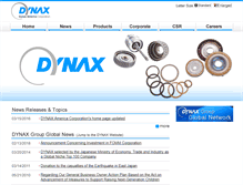 Tablet Screenshot of dxa.dynax-j.com